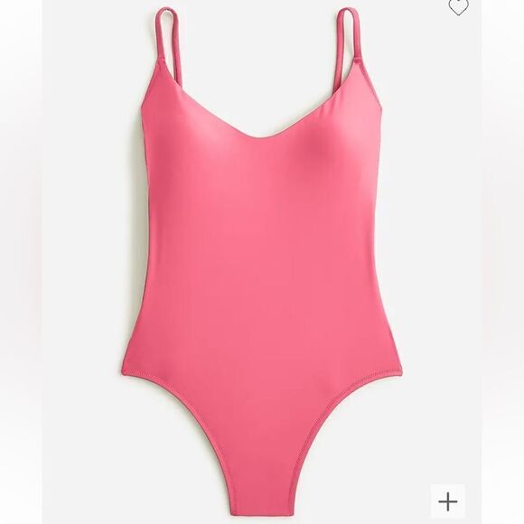NWT J.Crew Scoopneck one-piece in pink size 20 - Picture 1 of 7